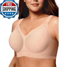 Yisfo Wireless Bras Women, BD Cups, Everyday Light Support, W-Shaped Jelly