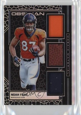 2019 Panini Obsidian Mosaic Material /100 Noah Fant #MM-28 Rookie RC t9h