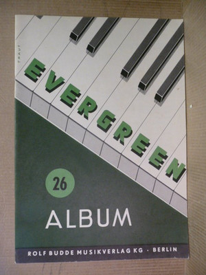 Musiknoten '' EVERGREEN Album No.26 ''  für Akkordeon