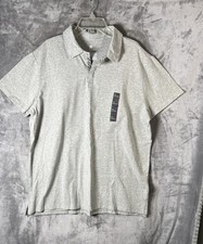 New All In Motion Womens Grey Short Sleeve Polo Size XX-Large  