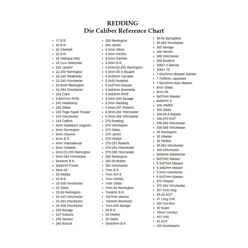 REDDING #6 Competition Shellholder Set (11606) - Image 3 of 3