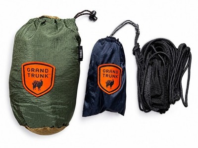 Grand Trunk Double Hammock Camping Travel w/ Straps & Carry Bag Lightweight...