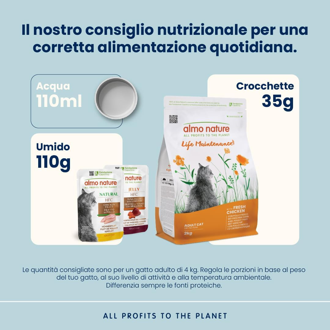 Analisi Nutrizionale Life Maintenance Gatto Adulto Pollo Fresco - 3