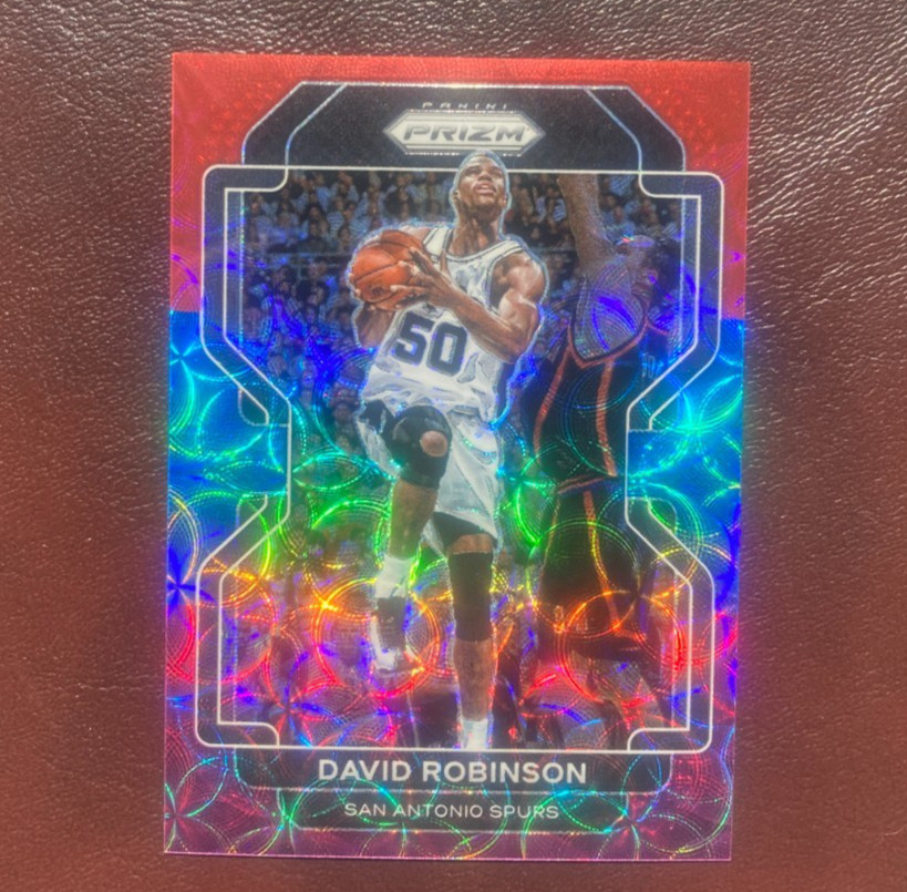 21-22 Panini Prizm David Robinson 11/15 Red/Blue/Purple Choice - Super Rare!