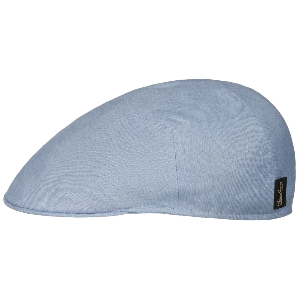BORSALINO Uni Light Leinen Flatcap Schirmmütze Schiebermütze Leinencap - Bild 1 von 1