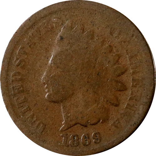 1869 Indian Cent
