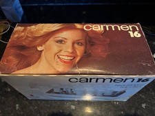 Rare Vintage Carmen 16 BD16 Heat Retaining Hair Rollers Never Used