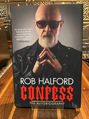 Confess : The Autobiography by Rob Halford (2020, Hardcover) Autographed w/COA
