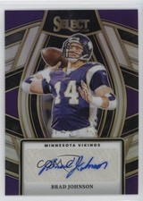 2023 Panini Select Signatures Silver Prizm Brad Johnson #SELS-BRJ Auto 19ko