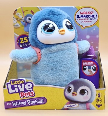 LITTLE LIVE PETS Mein interaktiver Plüsch-Pinguin Waddles
