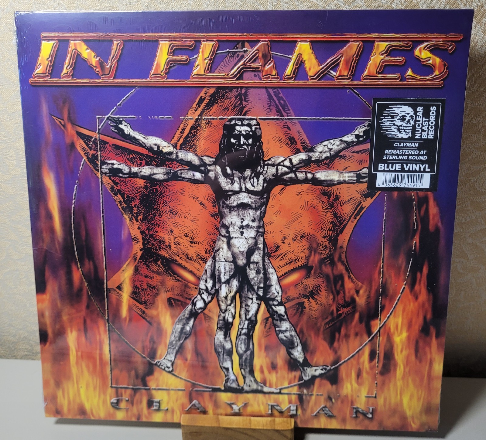 IN FLAMES CLAYMAN (Sealed & New)w/minor sleeve damage