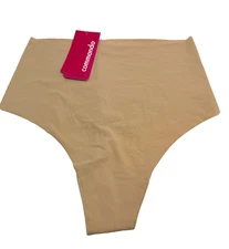 Commando Women's Classic High-Rise Thong Beige Small/Medium