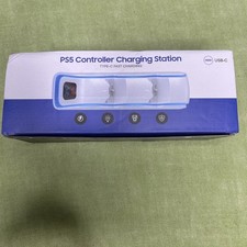 PS5 Controller Charging Station Type-C Fast Charging New White PlayStation Game