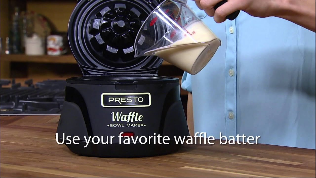 Presto&reg; Belgian Waffle Bowl Maker