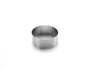 30 x 10 x 4 cm Silver Lacor Stainless Steel Round Cake Ring