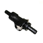 Fuel Gas Line Quick Connect Disconnect 5/16" For Motorcycle Atv Single Shut Off