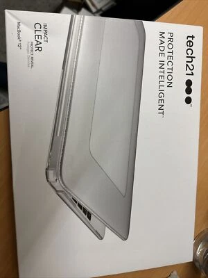 Tech21 Impact Clear Case for Apple Macbook 12" - Clear Matte
