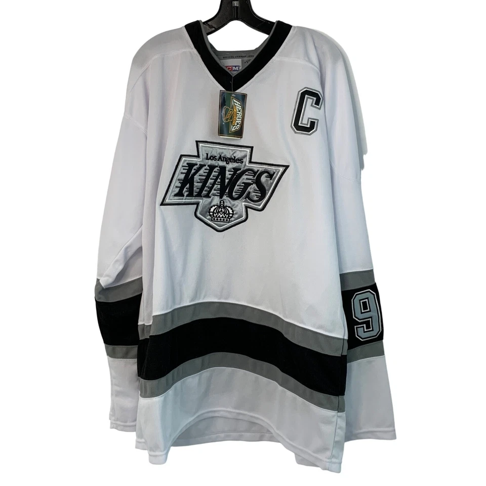 CCM NHL Heroes Of Hockey Gretzky #99 Los Angeles Kings Jersey Size 56 2XL 7402 - Image 2 of 4