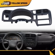 Fit For 1998-2004 Blazer Jimmy Sonoma S10 Bravada Dash Trim Bezel Dark Gray