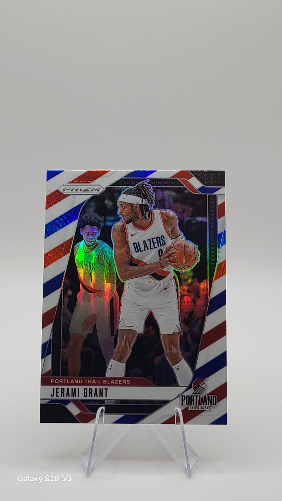2024-25 Panini Prizm - Jerami Grant #204 Red White & Blue Prizm