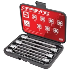 CARBYNE Metric Extra Long Hex (Allen) Bit Socket Set - 7 Pieces, (3mm to 10mm...