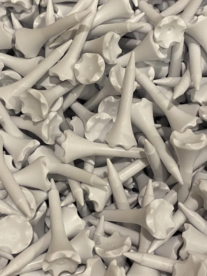 1.5 White Plain Golf Tee Evolution PTS Plastic Short Tee Iron Epik