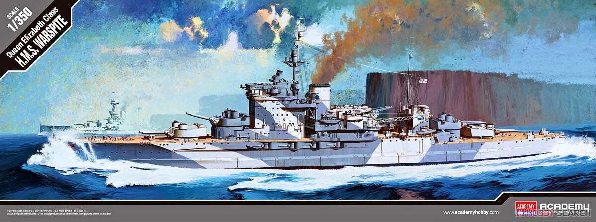 模型製作用品 1/350 HMS QUEEN ELIZABETH WW2 Battleship 1：350 The Royal Navy Queen Elizabeth Class Battleship