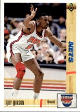 1991 NBA Basketball #389 Upper Deck Roy Hinson Card