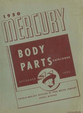 1950 Mercury Body Only Parts Number Book List Guide Interchange Drawings