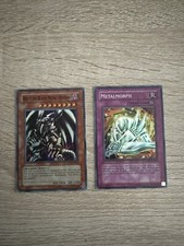 Yugioh Cards Red Eyes Black Metal Dragon Metalmorph Holos Set with Bonus Gift!