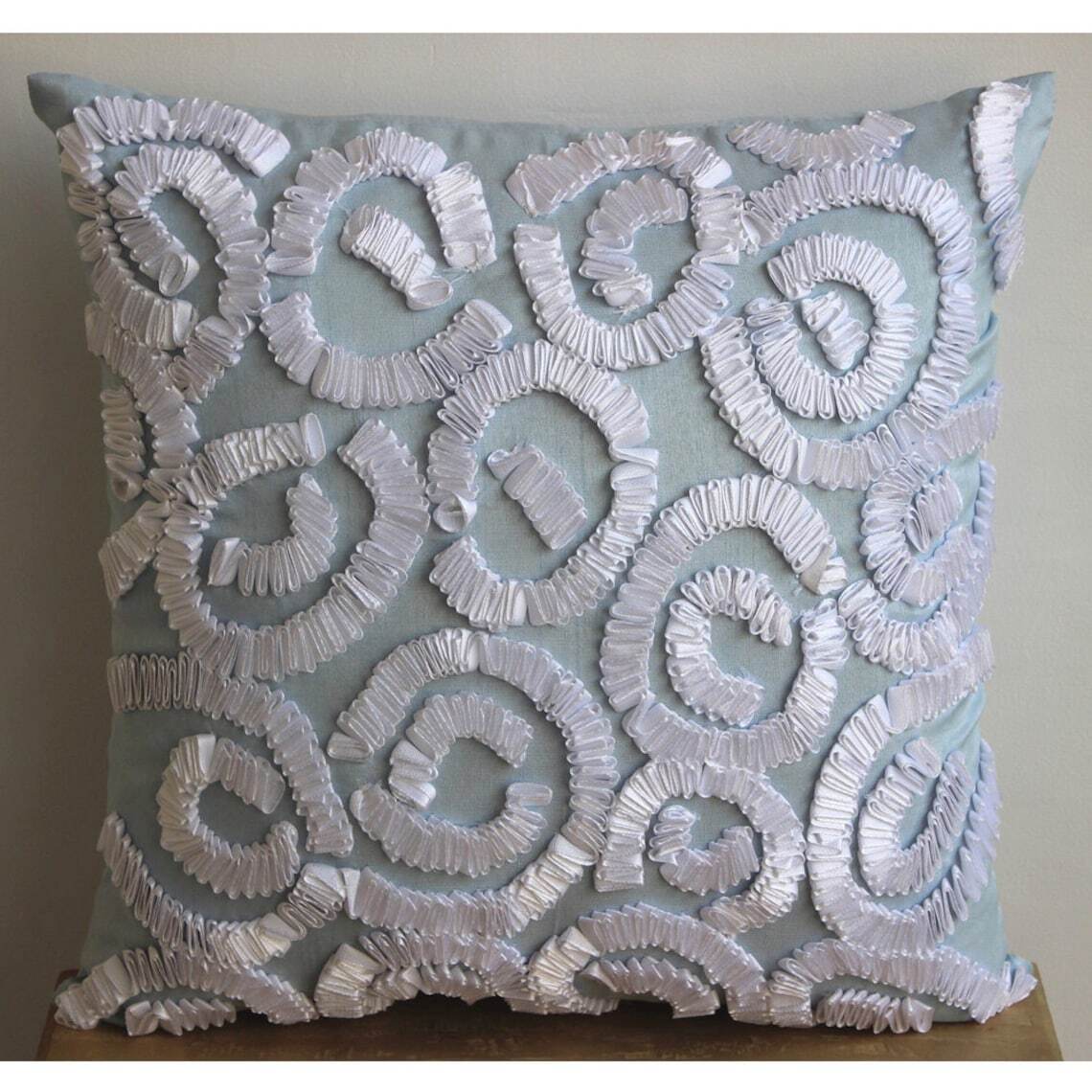 Decorative Throw Pillow Case Blue 16