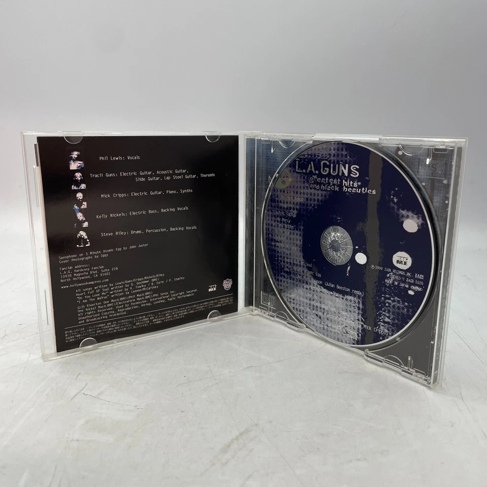 LA Guns Greatest Hits And Black Beauties CD Album Japan 1999 Edition VG+/VG+ — 第 3/3 张图片