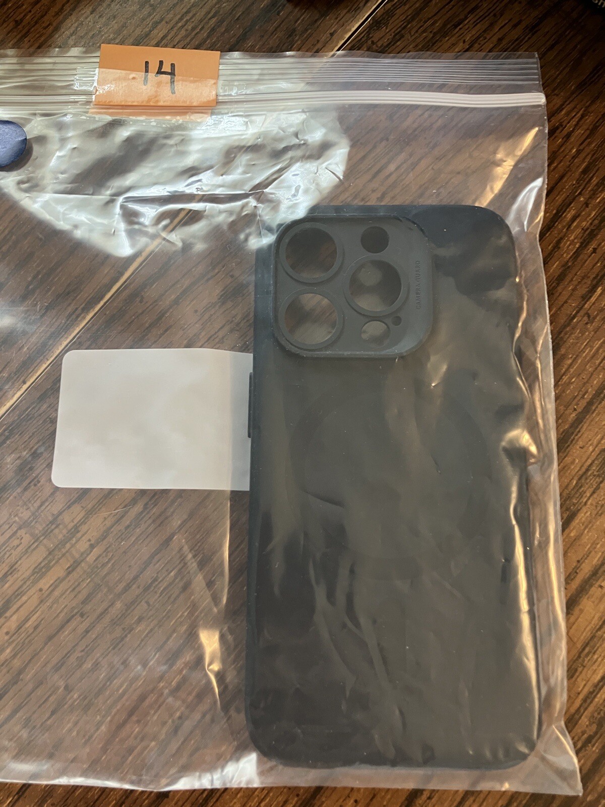 For iPhone 12 Pro Black Case 12-14