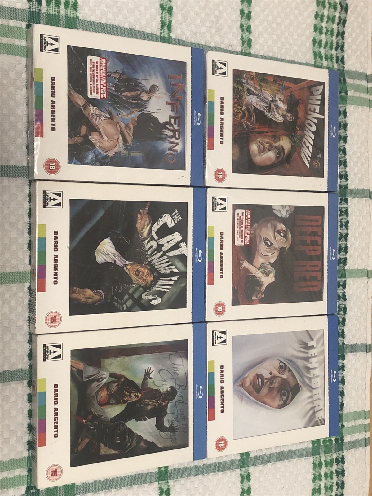 Blu-ray *** Dario Argento's Serie Completa *** Limited Arrow Fuori Catalogo!!!!!