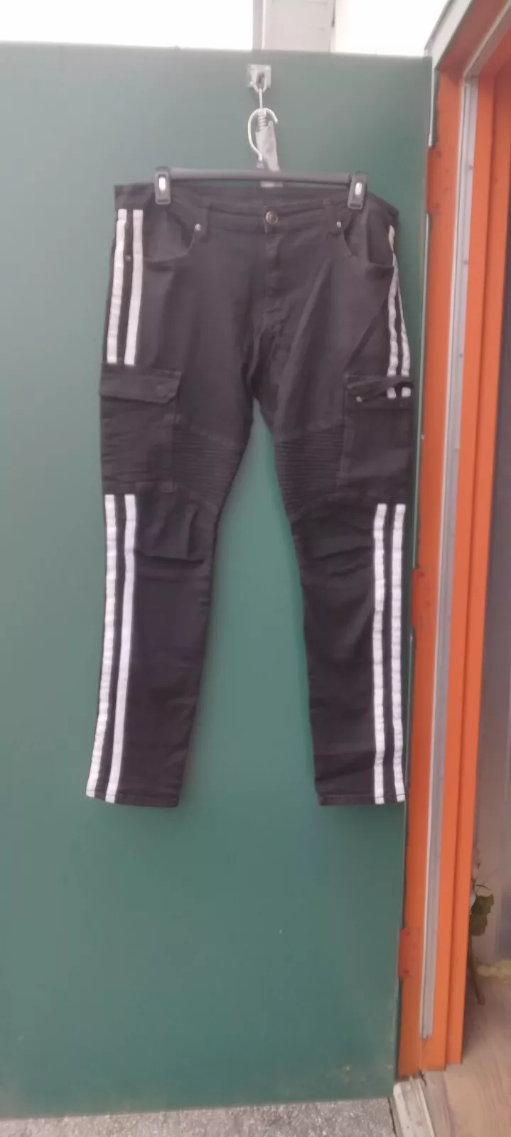 Pantalon homme à rayures Skinny Supreme Flex Rue 21 taille 38×32