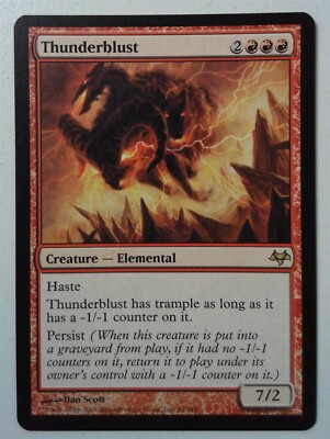 Thunderblust *Rare* Magic MtG x1 Eventide SP