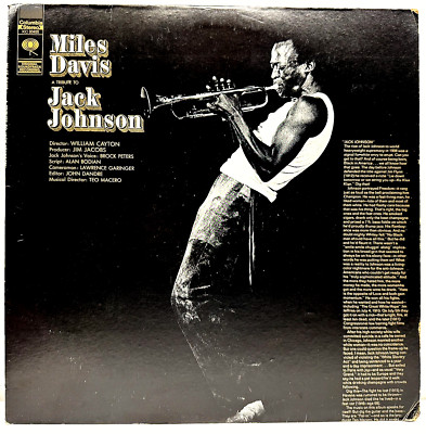 Miles Davis A Tribute To Jack Johnson 1971 Vinyl Columbia Records