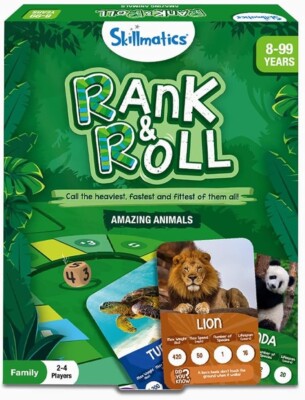Trump Karten Brettspiel - Rang & Rolle Tiere Memory Kinder Strategiespiel Geschicklichkeit