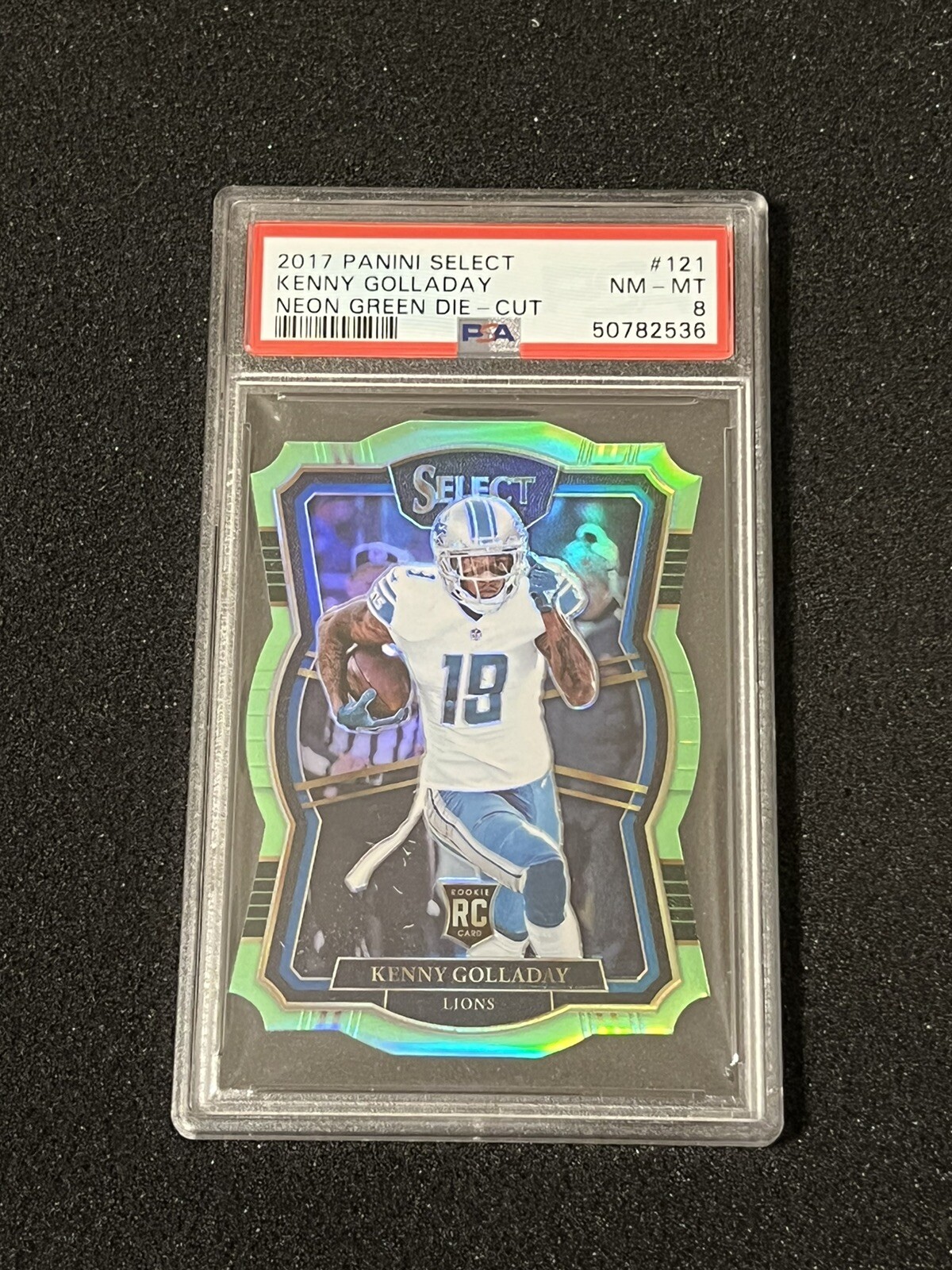 Kenny Golladay Panini Select #121 Neon Green Die-Cut