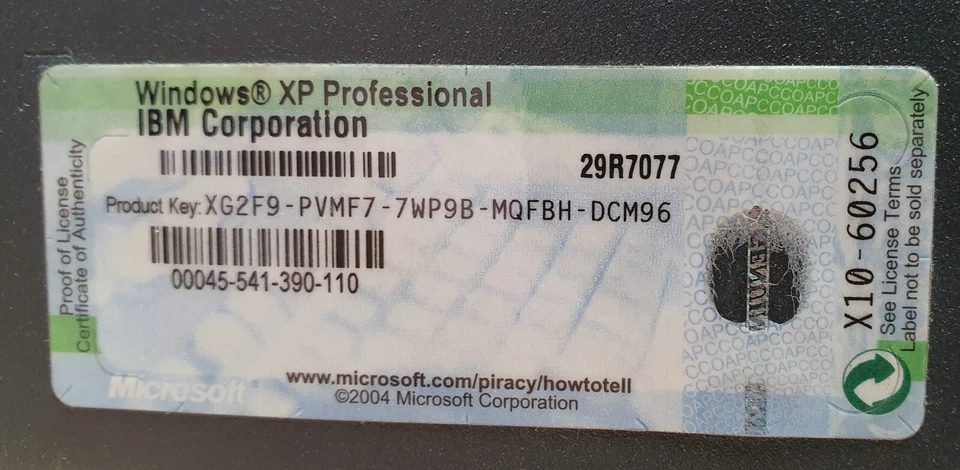 IBM Rechner 8320/78G mit Windows XP, Etikettendrucker, Bildschirm, Tastatur - Bild 4 von 4