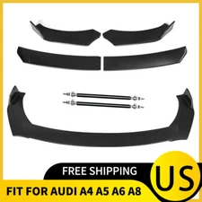 For Infiniti Q50 2014-2023 Carbon Fiber Front Bumper Lip Spoiler Splitter Kit