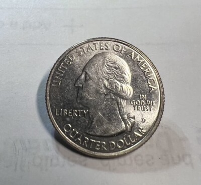 2018 D Rhode Island ATB Quarter Doubled Die Reverse (DDR) Under