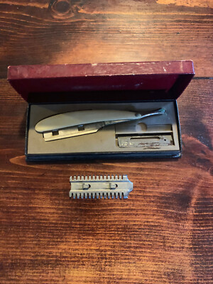 Antique Durham Duplex Straight Razor in Original Box