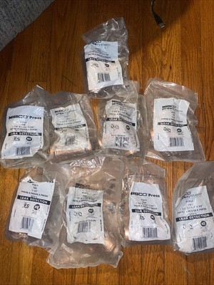 9 PC 611 Leak Detection 1 1/2 Cooper Tees