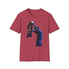 Iconic Messi Graphic T-Shirt, Unisex Softstyle Tee, The GOAT Shirt, FC Barcelona