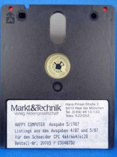 SCHNEIDER/AMSTRAD CPC -- HAPPY COMPUTER DISKS -- # AUSWAHL # - Bild 14 von 30