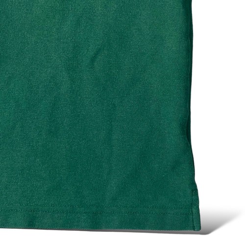 Izod Polo Shirt Boys Sz M 5 Hunter Green Short Sleeve Collar Button T-Shirt - Picture 4 of 10