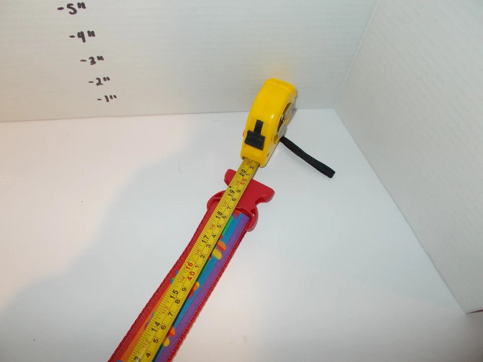 RC Pets 1-1/2 Inch Wide Adjustable Dog Clip Collar Medium Rainbow Paws - Image 4 of 4