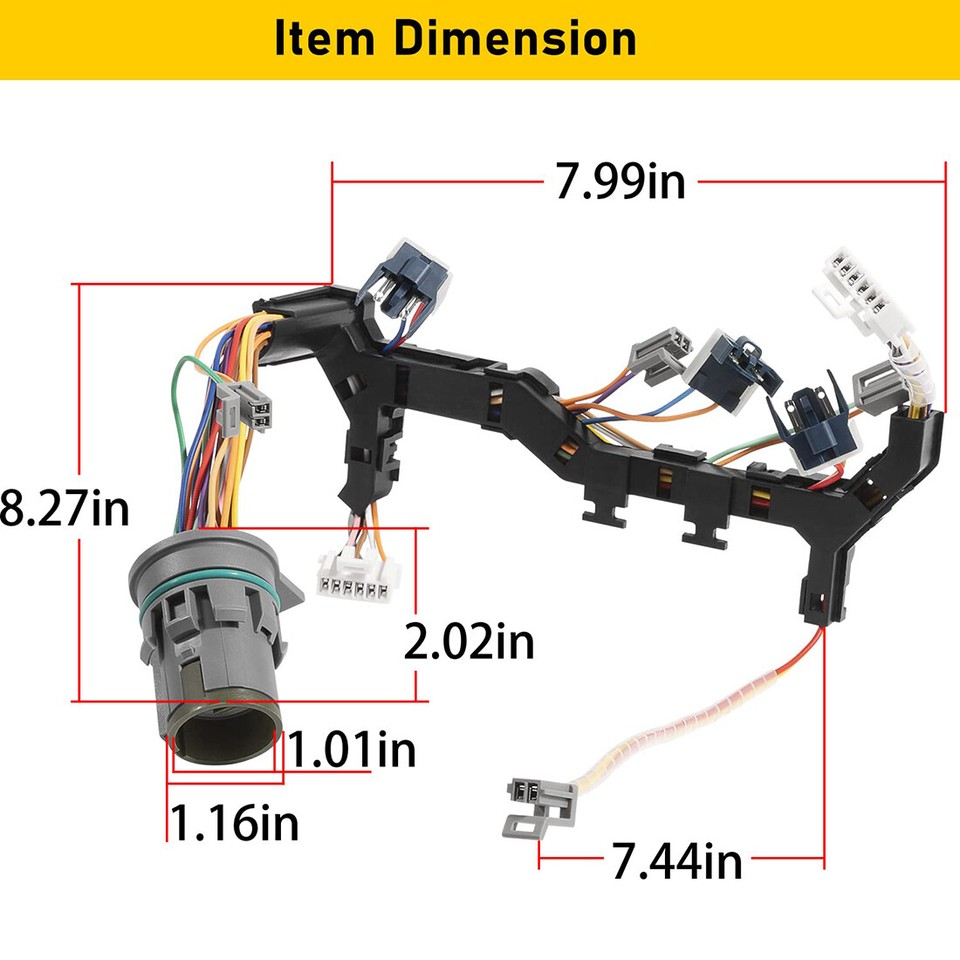 Transmission Harness 1000/2000 ALLISON 6 SPEED GM Duramax 2006-2009