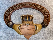 Abbey Gift Press Claddagh Wall Hanging and Card, Brown (54999T)